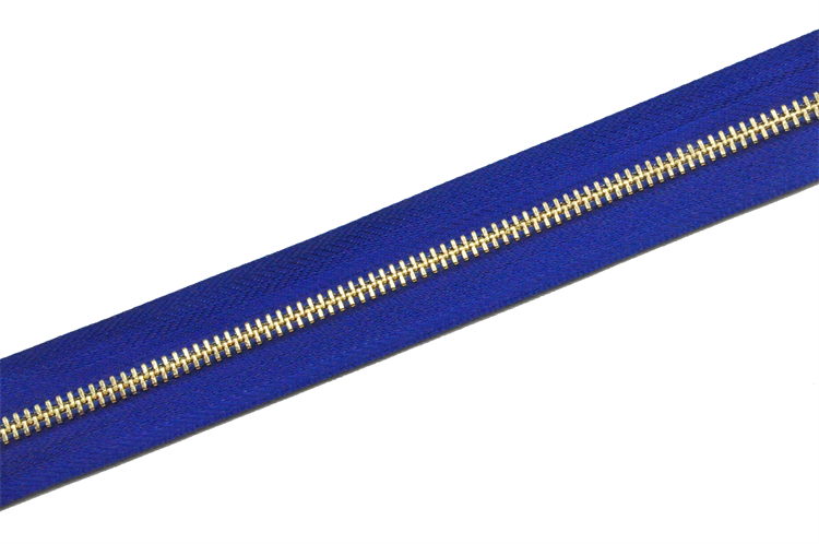 Factory Price Custom Metal Open End/Close End Zipper 3# 5# Aluminum Long Chain Roll Jeans with Custom Teeth Color
