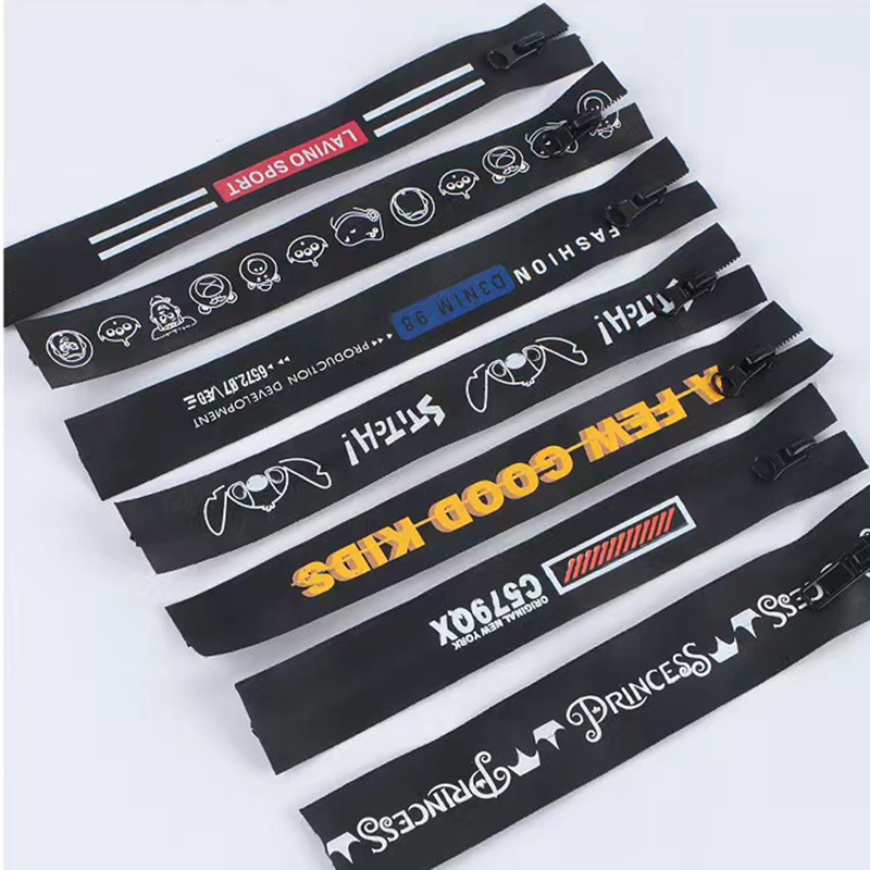 Factory Custom Eco-Friendly Logo 5# Open-End Zip Multi-Purpose Nylon Waterproof Zipper for Water Sports Bags Made PU TPU PVC