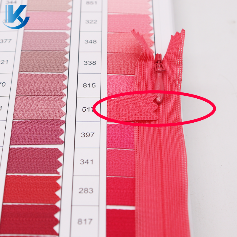 Invisible Plastic Zipper 60 40 25cm #2 #3 Closed End Nylon Lace Skirt Hidden Zipper Garment Pillow Mesh Tape Hidden Invis Zipper