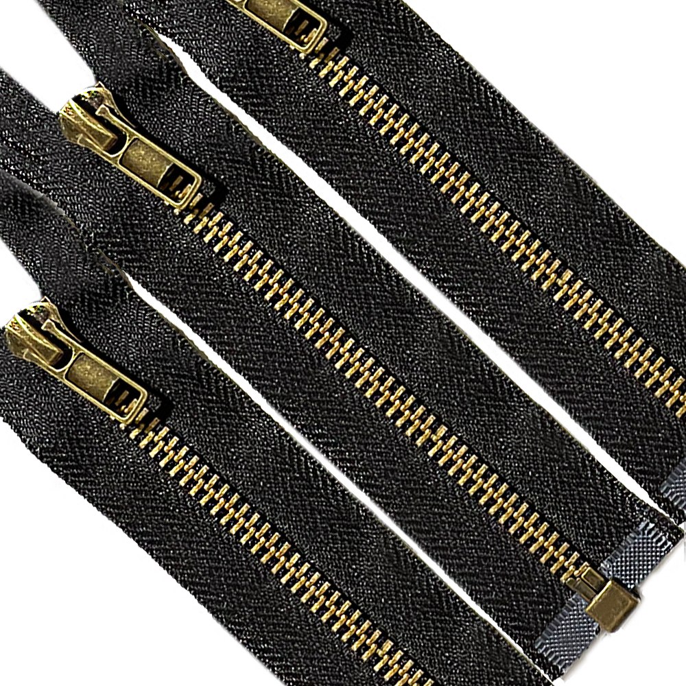 High Quality Custom M5# Y Aluminum Teeth Open End Auto-Lock Slider Metal Zipper Shoes Jeans Clothes Garments