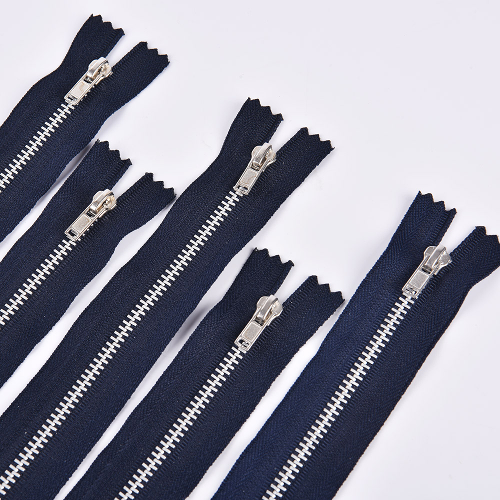 Wholesale Factory Custom 4# Metal Zipper Close End Aluminum Zips for Backpacks
