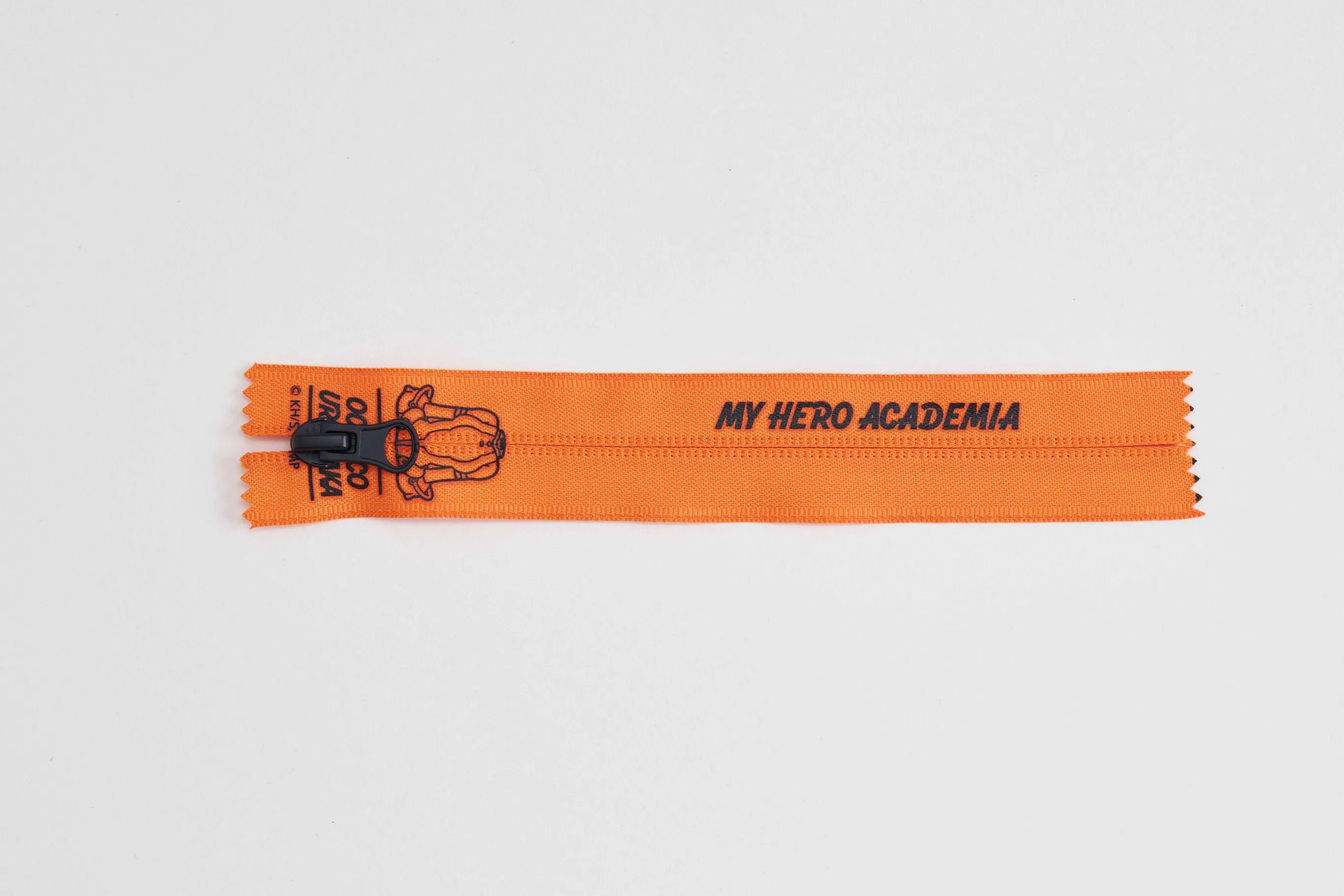 Waterproof Orange Nylon Zipper TPU with Words Nylon Zip Zipper Bag