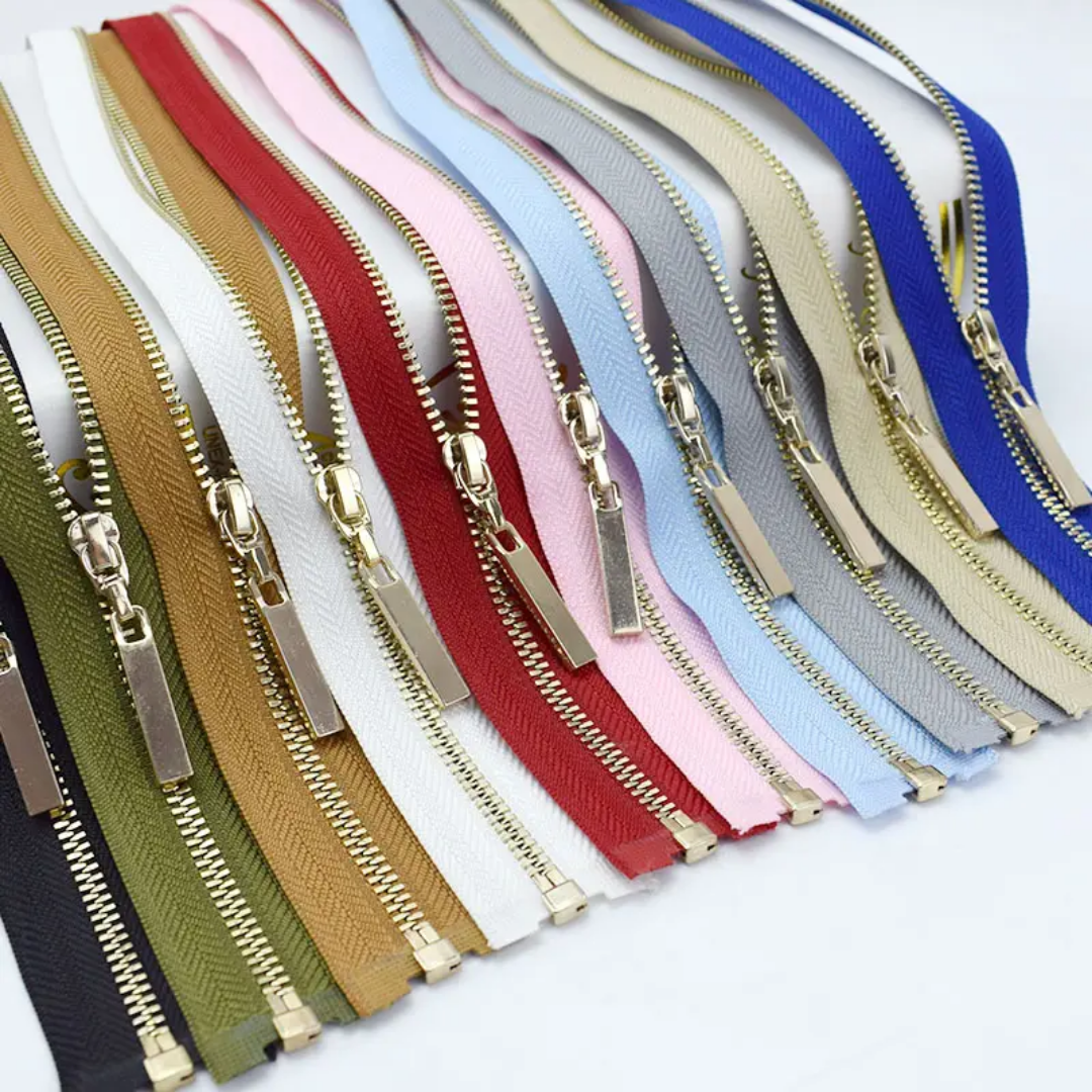 DAWEI Garment Accessories Metal Zipper For Clothing Coat Bag Sewing Multi-color Open-End Metal Zipper