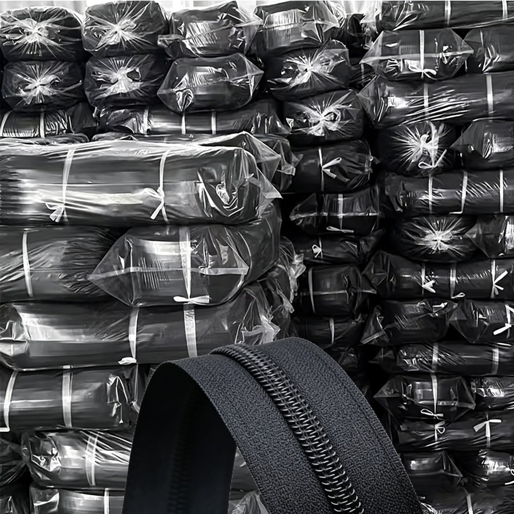 Wholesale SBS Nylon Coil Zipper Roll 3# 5# 7# 8# 10# Continuous Zipper Tape For Backpack Suitcase Garment Custom Length Color