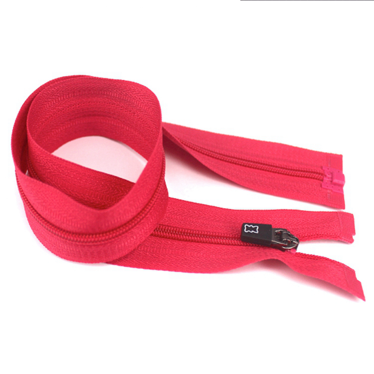 CHENGDA Wholesale Nylon Zipper Open End Close End Auto Lock Semi Lock Reverse Invisible Garment Accessory Coil Teeth Nylon Zip