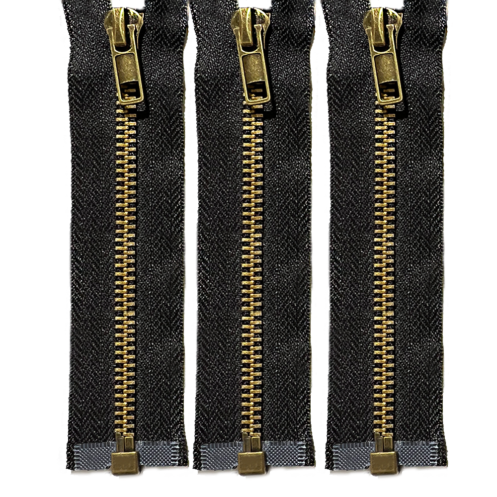 High Quality Custom M5# Y Aluminum Teeth Open End Auto-Lock Slider Metal Zipper Shoes Jeans Clothes Garments