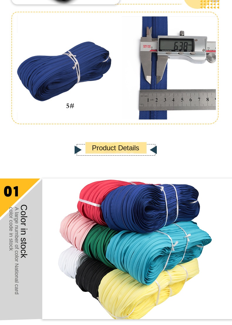 Customized Nylon Zippers