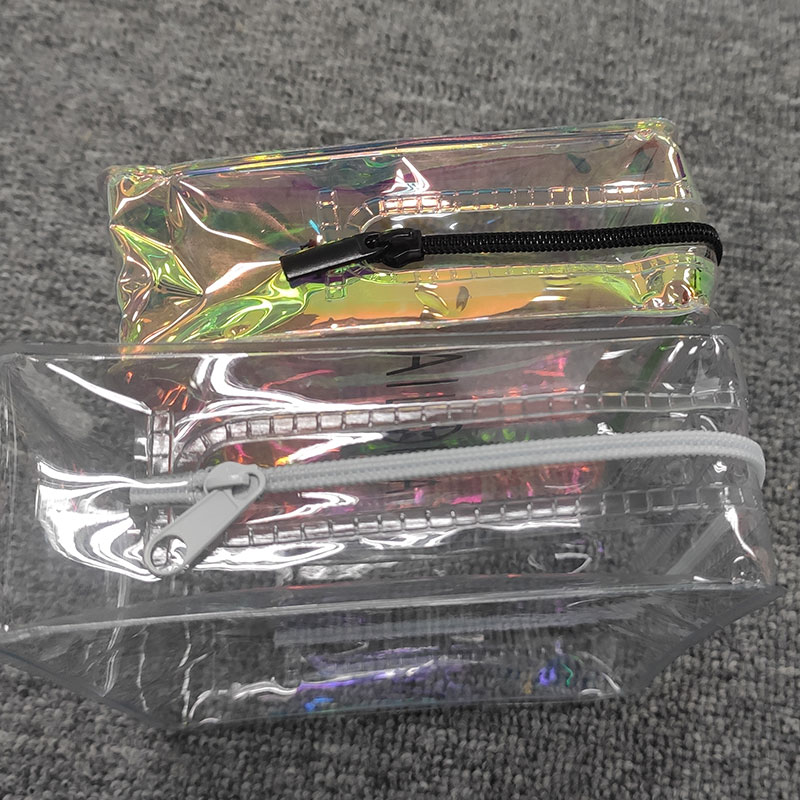Wholesale Transparent Waterproof#3 And #5 Clear PVC Zipper In Roll Nylon Zipper For Makeup Bag