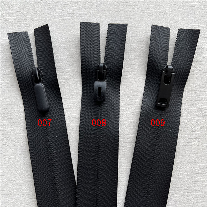 3 # Nylon TPU Waterproof Zipper For Trouser Placket Black Waterproof Zipper