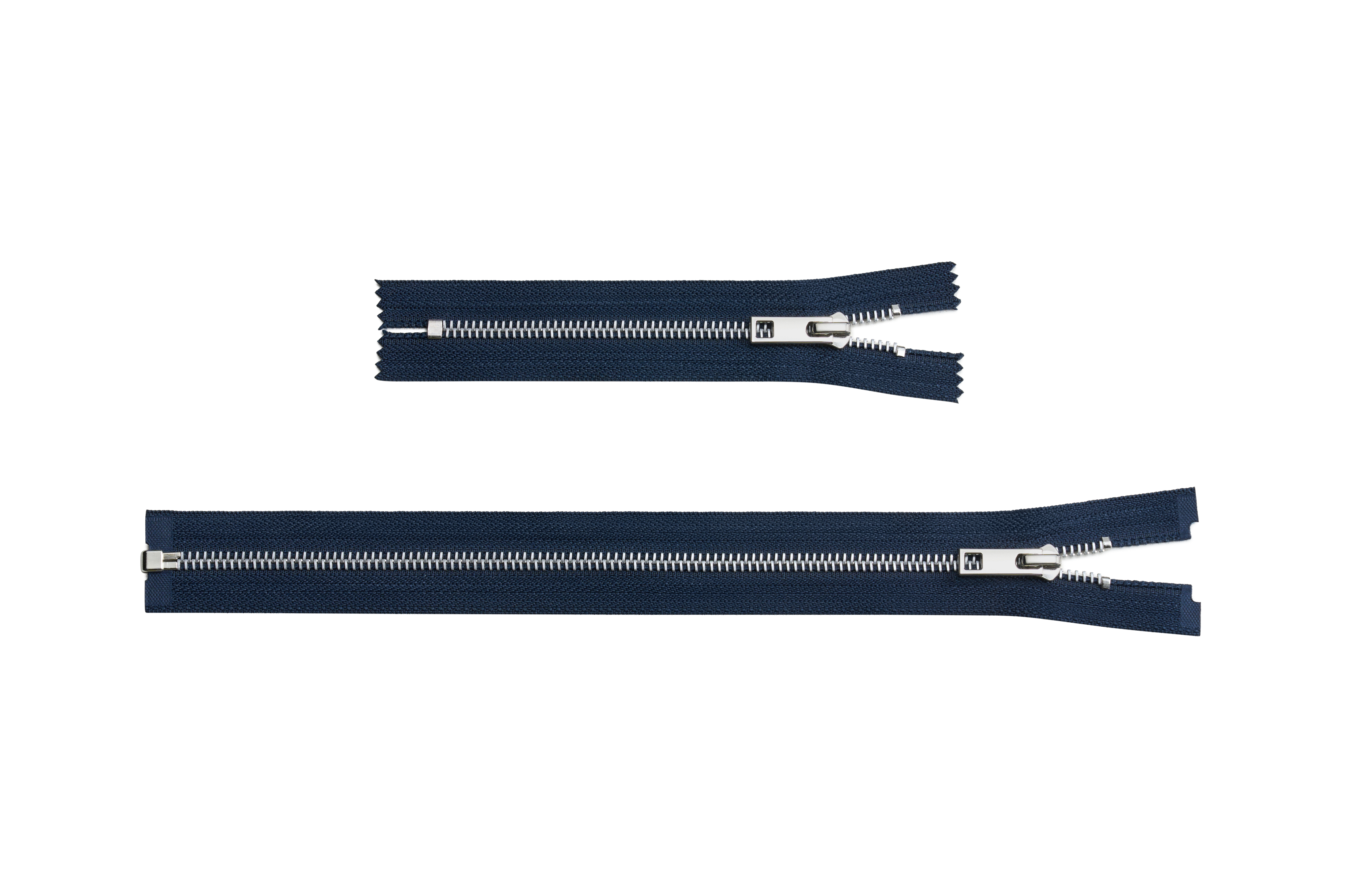 Factory Direct High Quality Custom Size Normal square Teeth Aluminum Metal Zipper for Garment Processing Accessories