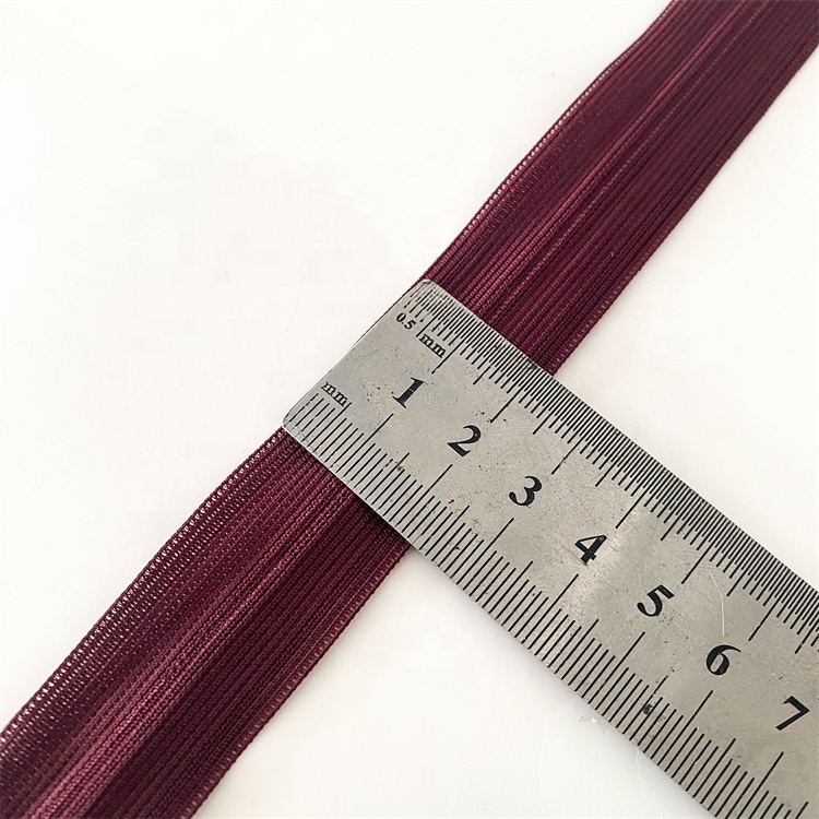 High Quality 40cm Sbs3# Burgundy Invisible Closed Self-Locking Nylon Zipper for Clothing and Dresses Factory Wholesale Spot