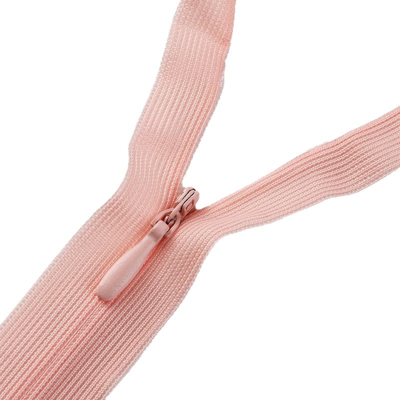 3# Close-End Nylon Invisible Zipper with Auto Lock Slider for Bags &amp; Garment &amp; Home Textile