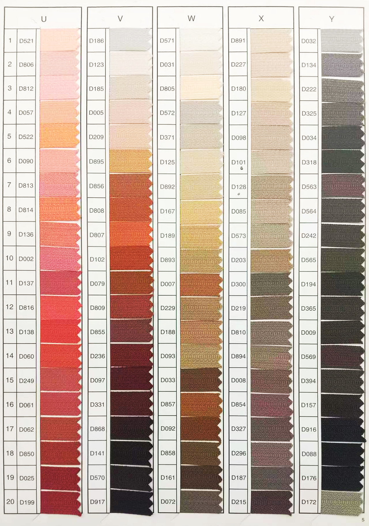 Color Card 5