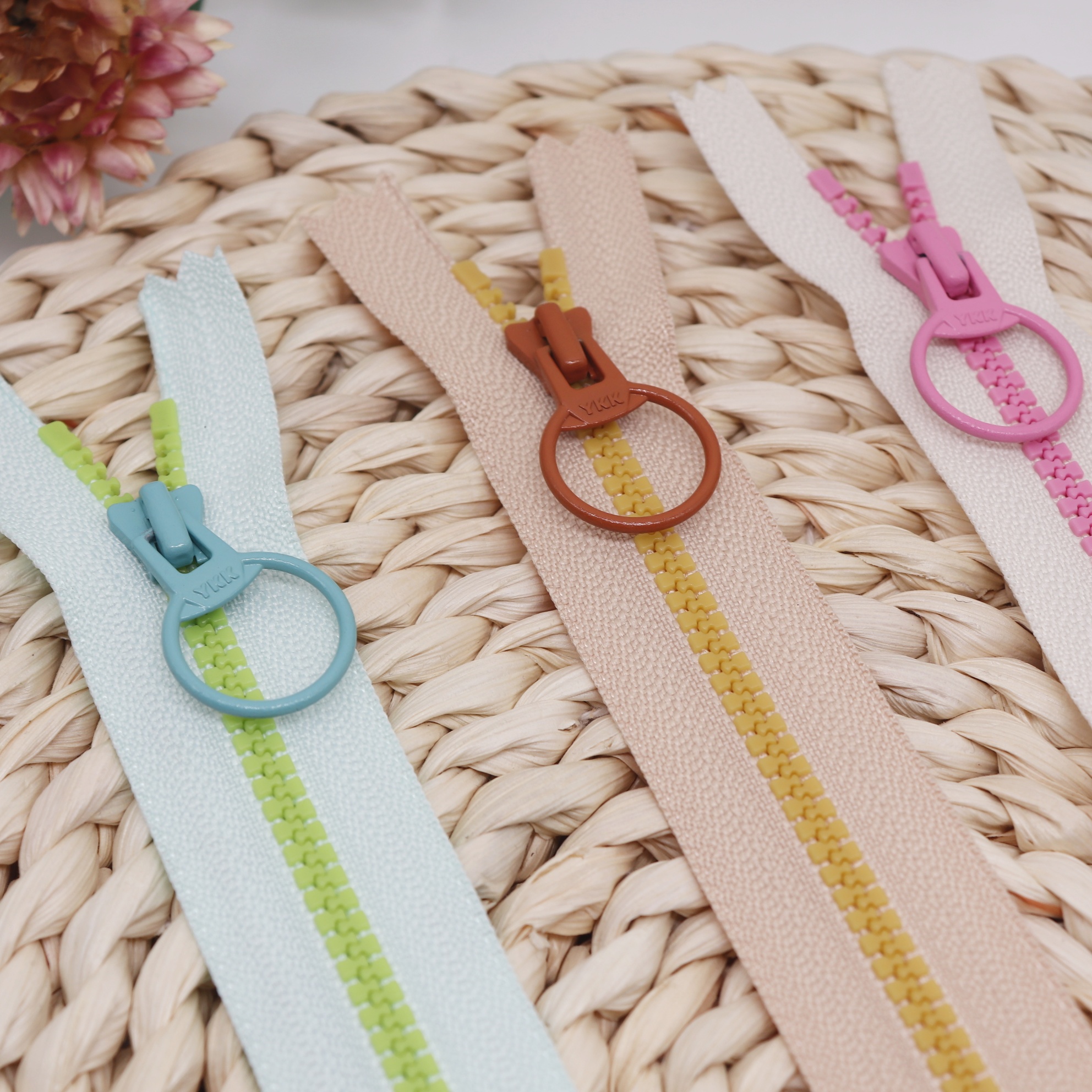 3# Original YKK Vislon Zipper Macaron Colors Close-end High Quality Zippers For Bags &amp; Children's Clothing