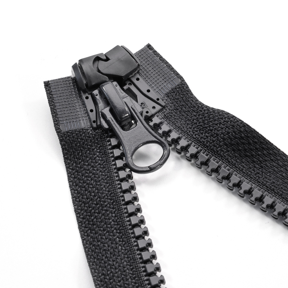 QLQ Quick Closing Magnetic Resin Zipper Plastic Delrin Vislon Zipper for Clothing Bag Backpack Recycle Magnetic Plastic Zipper