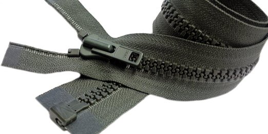OZL GMA No 8 Reversible Nylon Plastic Molded Open-End Zipper Manufacturers Wholesale for Shoes and Bags