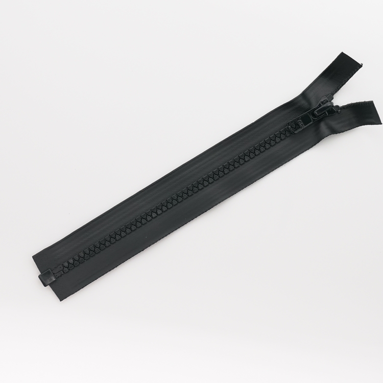 YKK Wholesale Jacket Open End Closed End Plastic Vislon Zippers Teeth Large Plastic Resin Zipper WATERPROOF