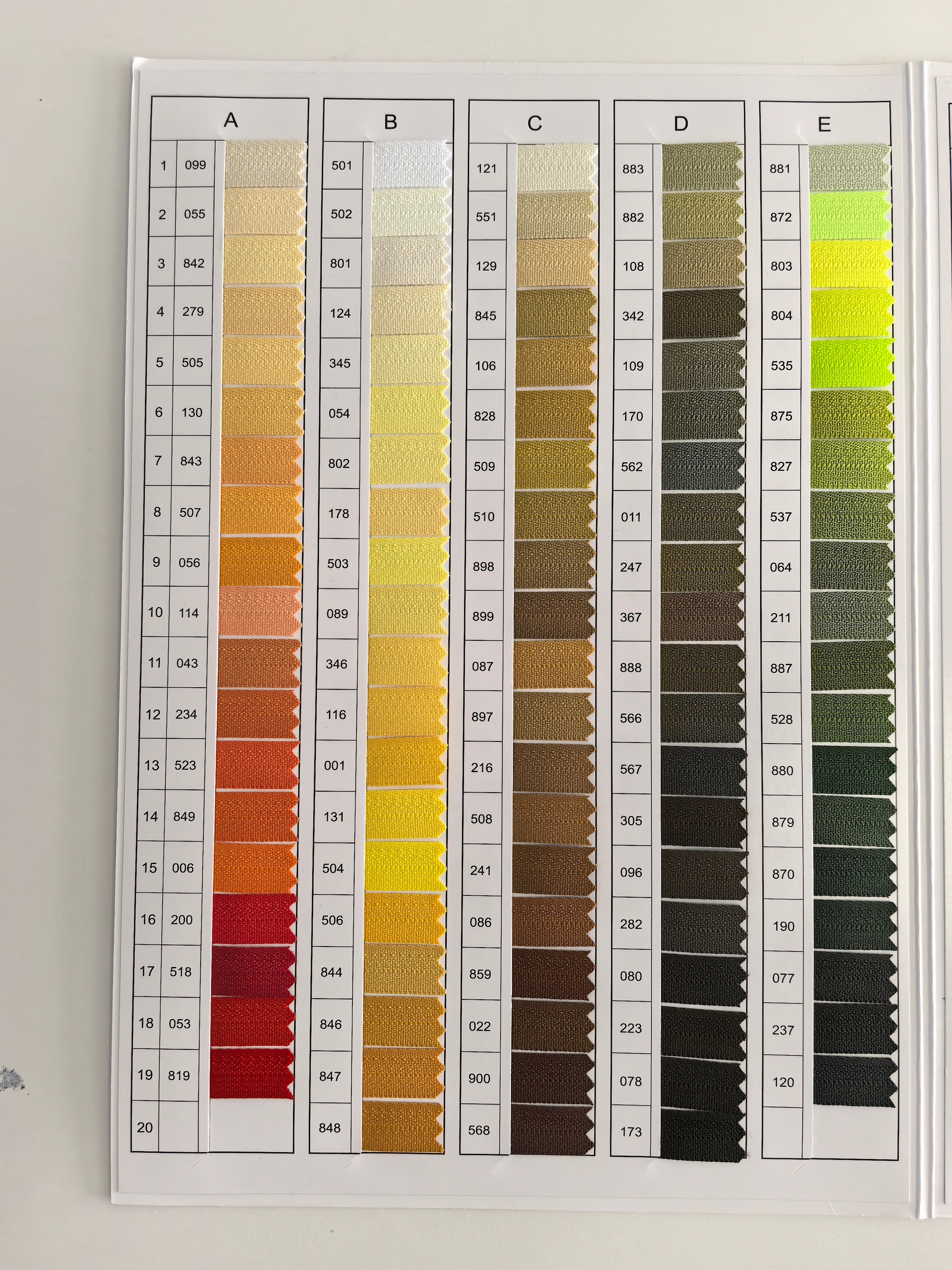 YKK Metal Zipper color choice 3