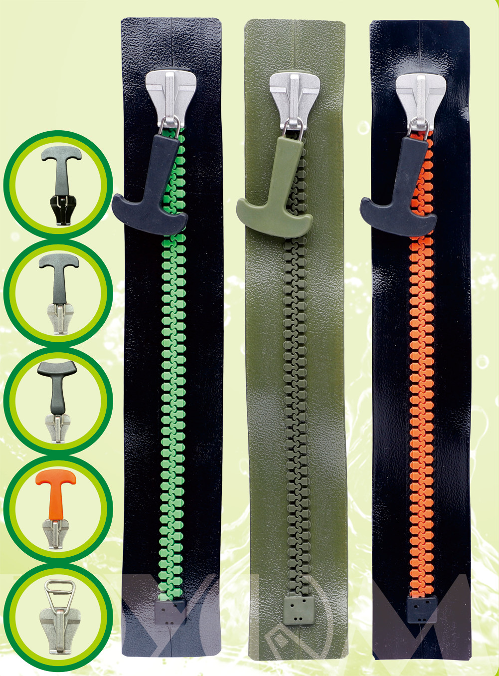 10# 4.5cm IPX8 Waterproof Airtight Close-End TPU Zipper for Bags Inflatable Products Fire Suits &amp; Marine Suits (SGS Certified)