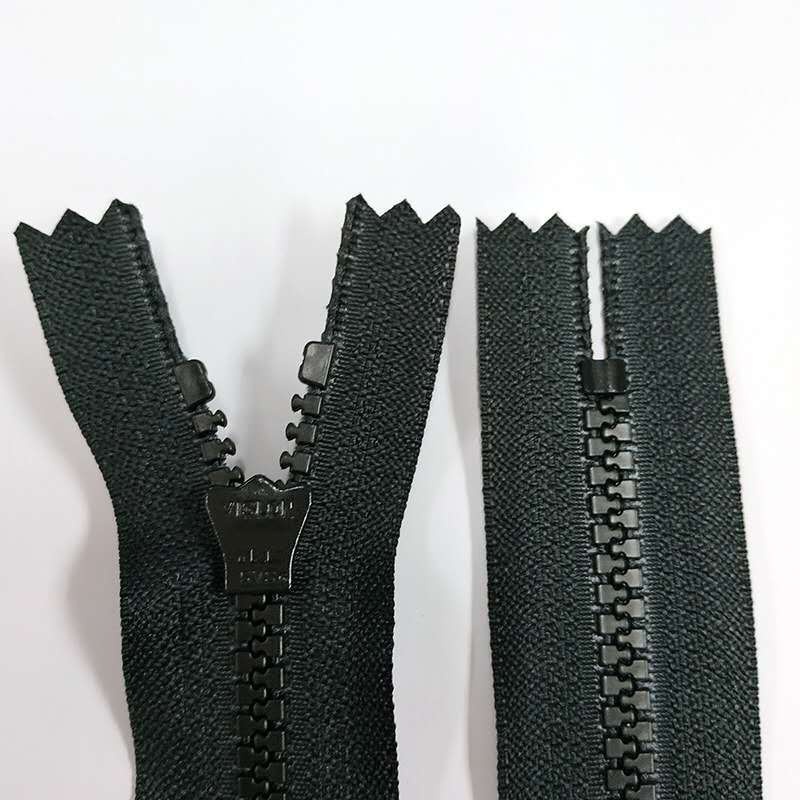 Resin Closed-End Zipper for Garments