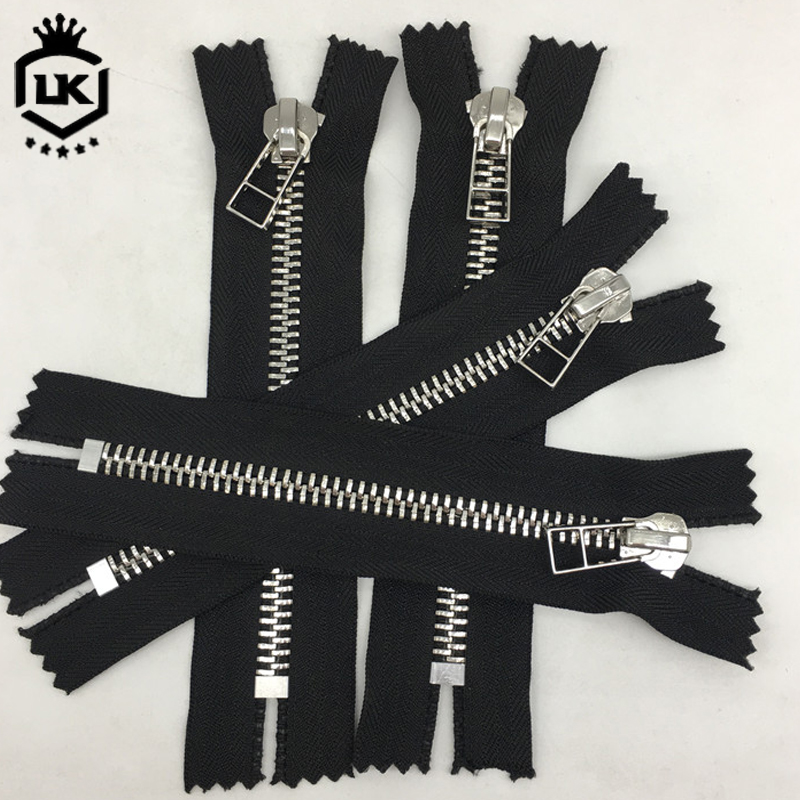 Lanke Aluminium Zipper With DTM Zipper Tape Black Alum Zips Use for Aluminium Foil Resealable Zipper Bag