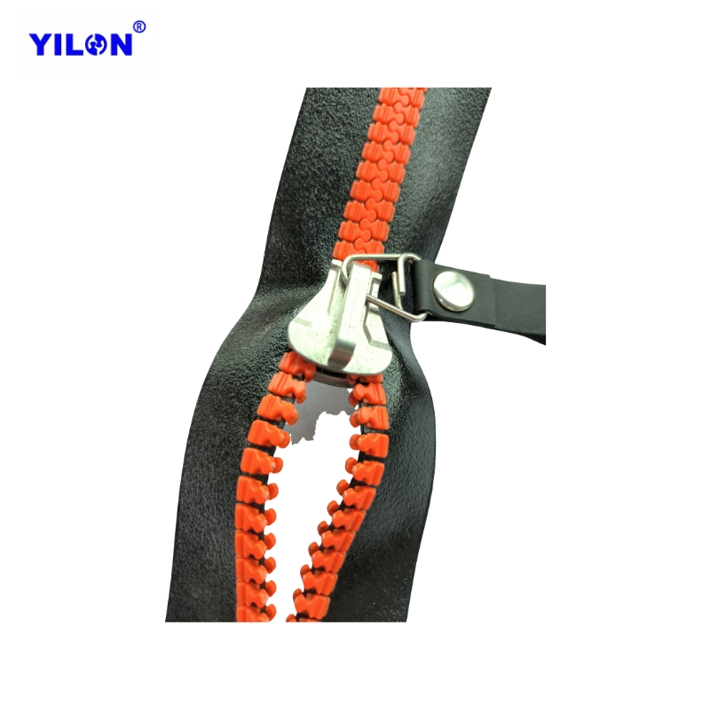 Orange Airtight TPU Zipper For Isolation Capsule Stretcher, Weldable Hermetic Seal, YILON Diving Suit &amp; Ice Bag