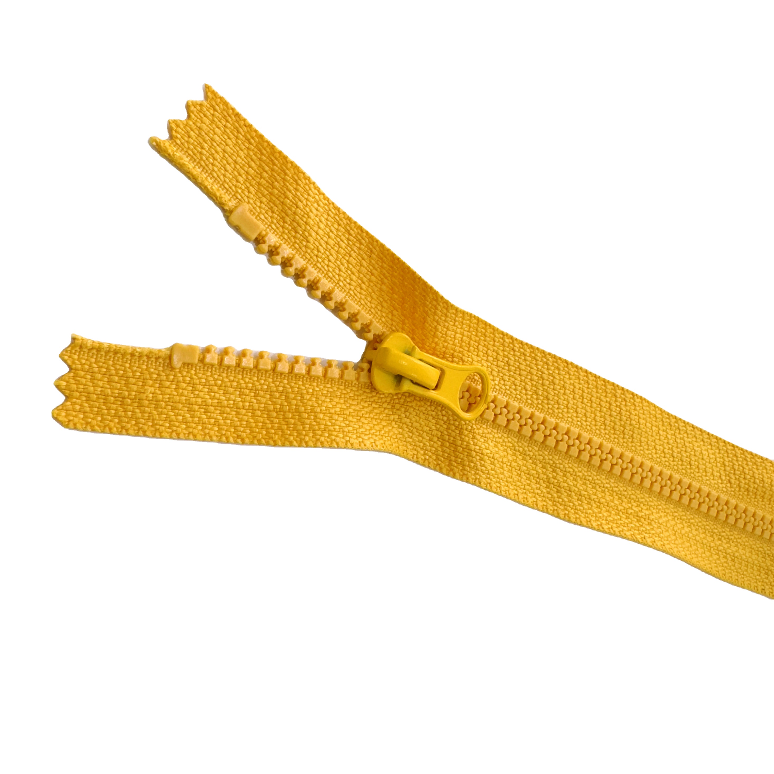 SAS in Stock Plastic Resin Zipper 100 Pieces Close End Yellow 30CM Cheap Price Stock Good Quality