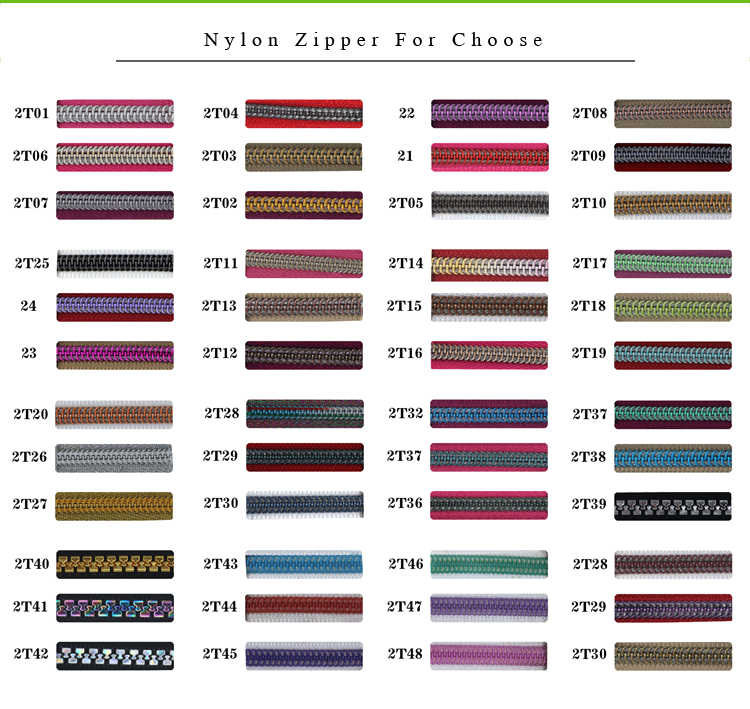 Nylon Zipper Collection