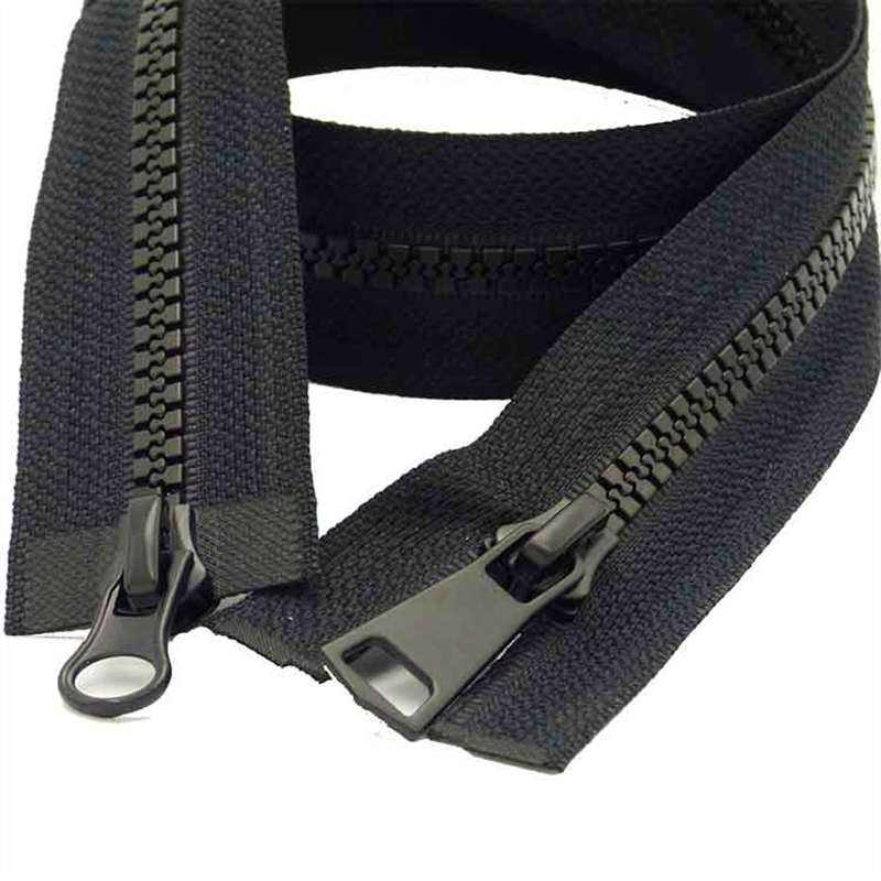 Factory Supply TPU Waterproof Plastic Zipper for Sport Wear and Coats