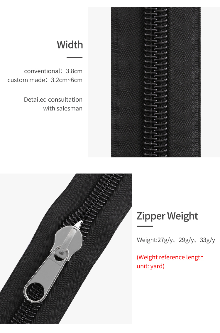 Nylon Zipper Display 3