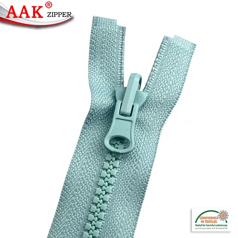 #5 Plastic Resin Zipper Reversible Slider for Jackets &amp; Coats Heavy Duty Custom Molded Plastic Wholesale