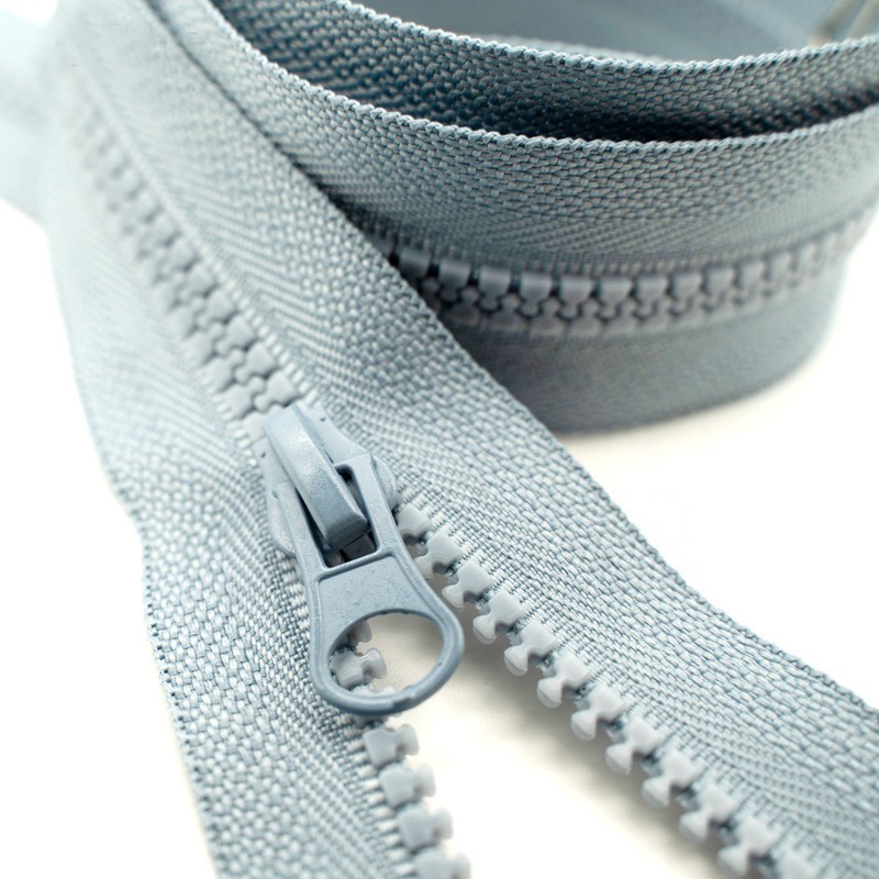 Factory Wholesale Teeth Resin Plastic Vislon Zipper Custom Plastic Zipper Open-end Resin Zipper For Jacket Hoodie