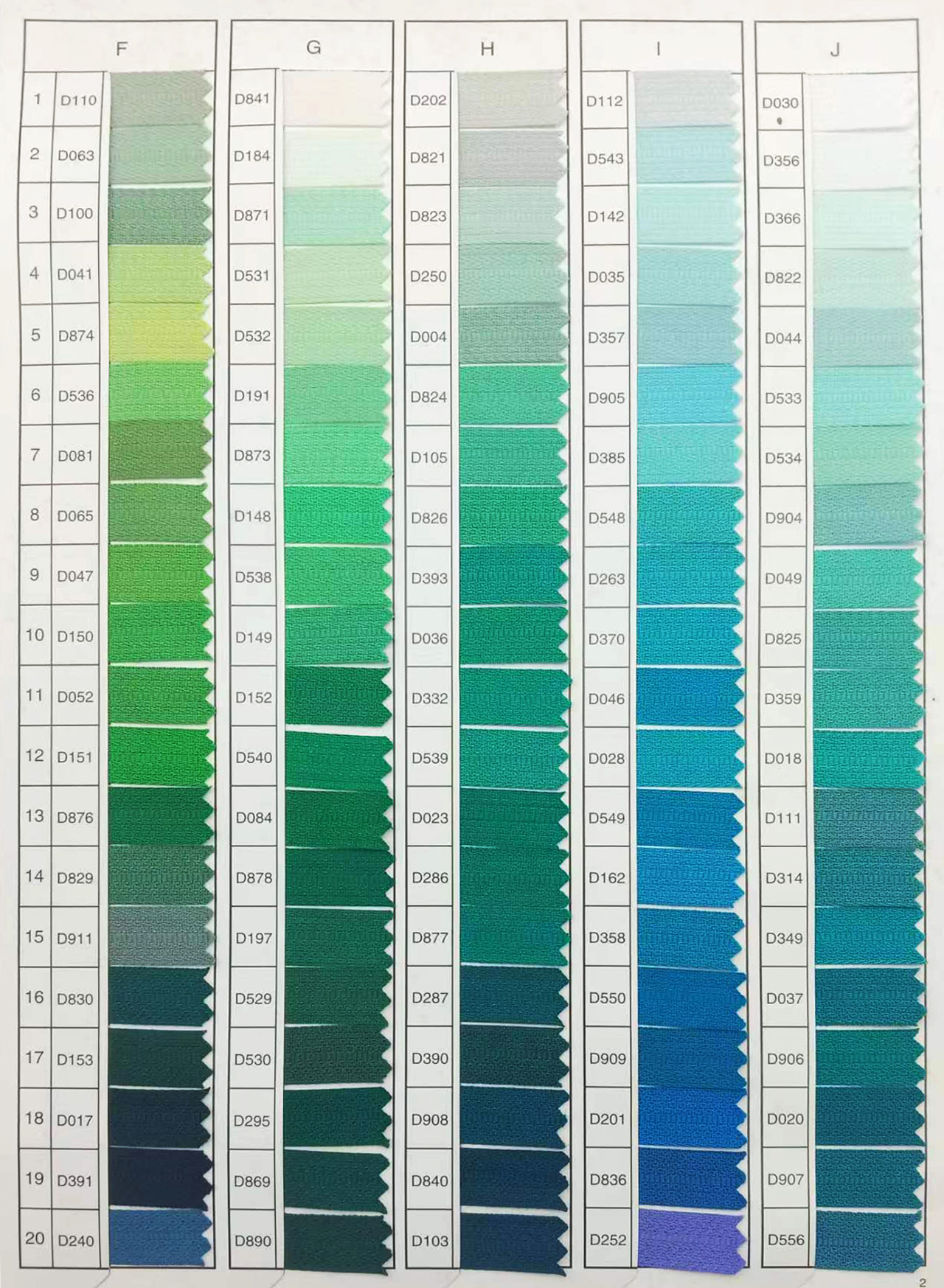 Color Card 2