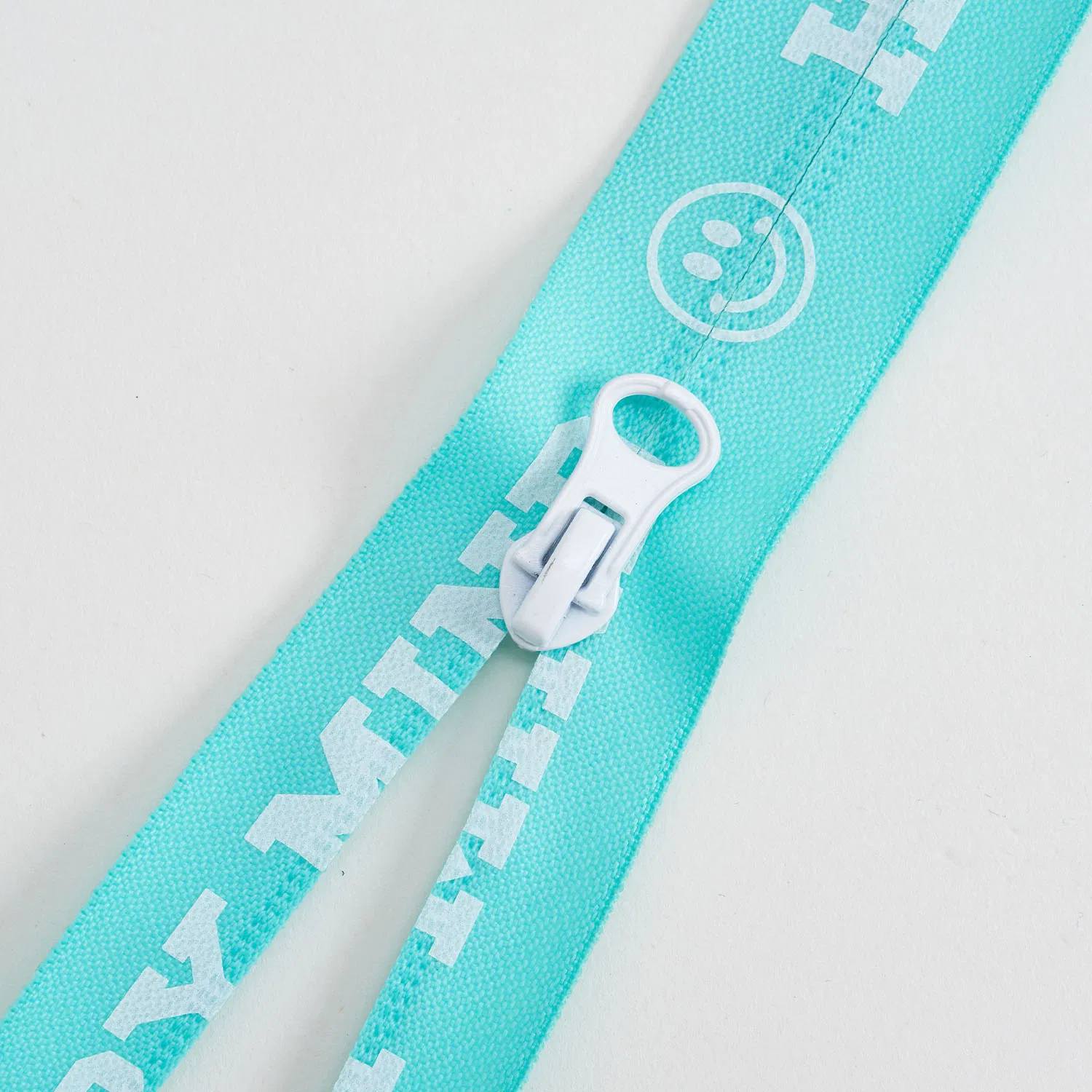 Yab Wholesale Waterproof Blue Nylon Zipper TPU with Words