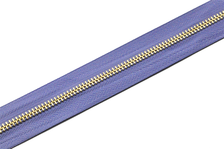 Factory Price Custom Metal Open End/Close End Zipper 3# 5# Aluminum Long Chain Roll Jeans with Custom Teeth Color