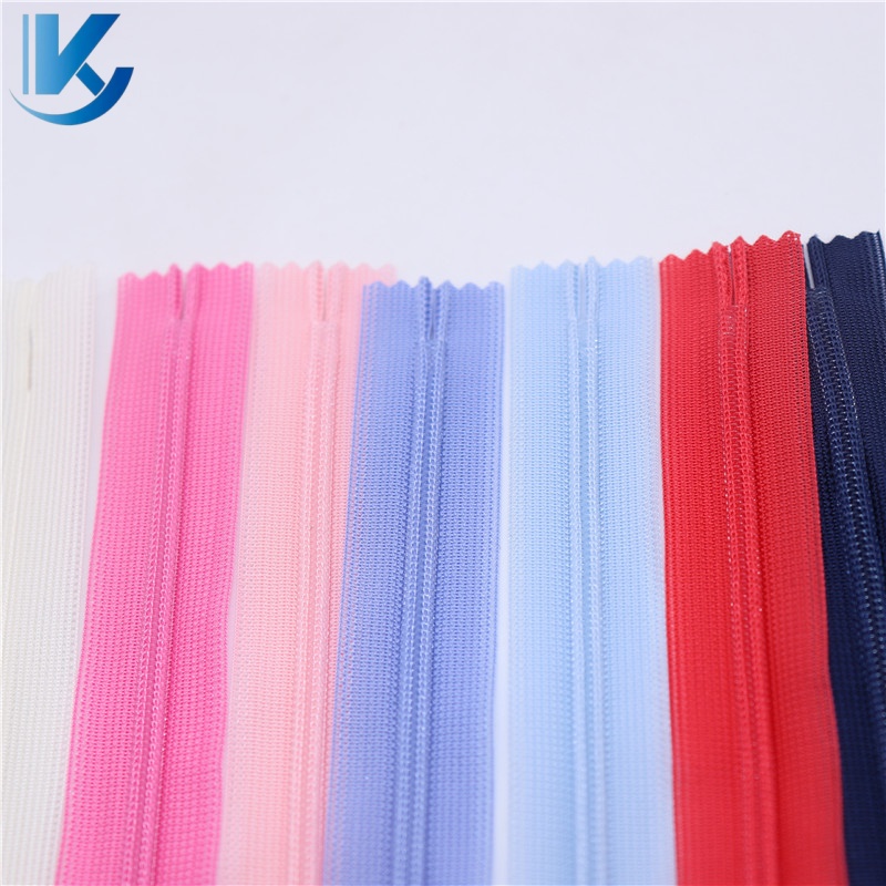 Waterdrop Puller Nylon Invisible Zipper 2# Lace Invisible Zipper High-quality Wholesale KY-YKK Invisible Zipper