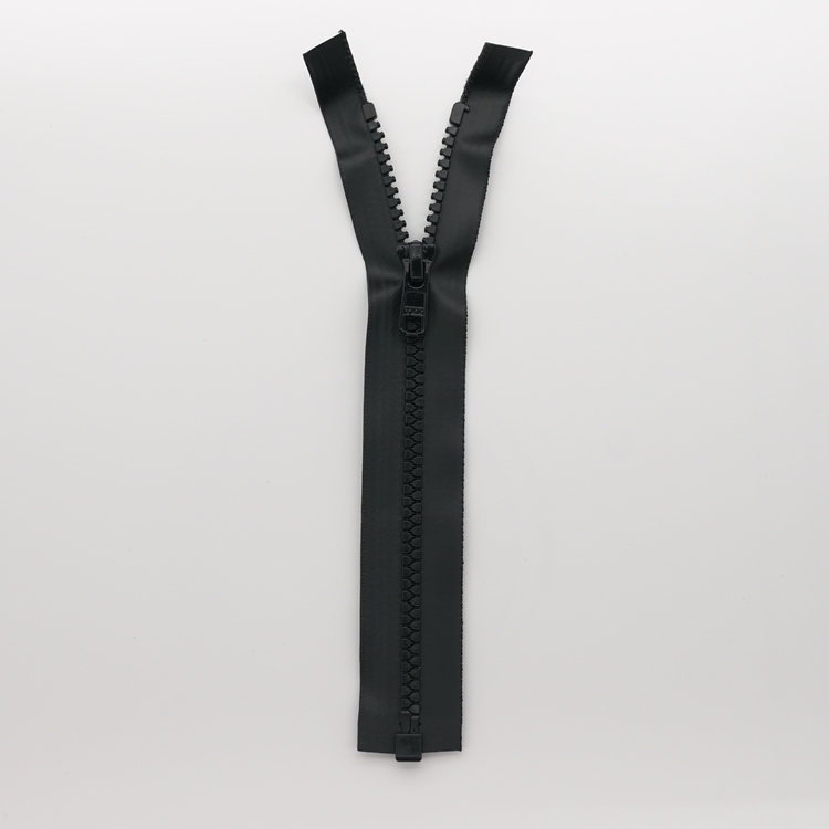 YKK Wholesale Jacket Open End Closed End Plastic Vislon Zippers Teeth Large Plastic Resin Zipper WATERPROOF