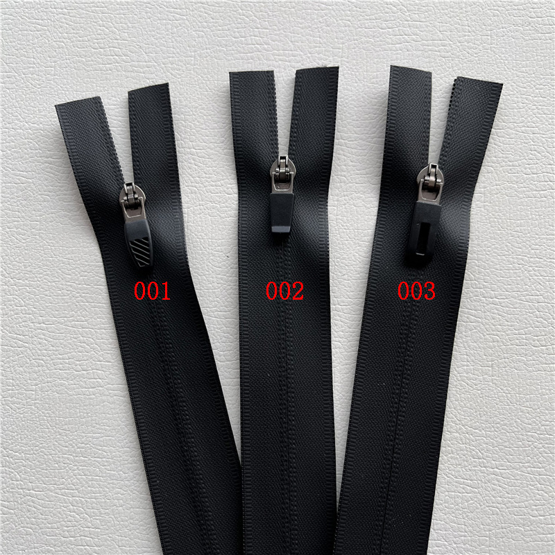 3 # Nylon TPU Waterproof Zipper For Trouser Placket Black Waterproof Zipper