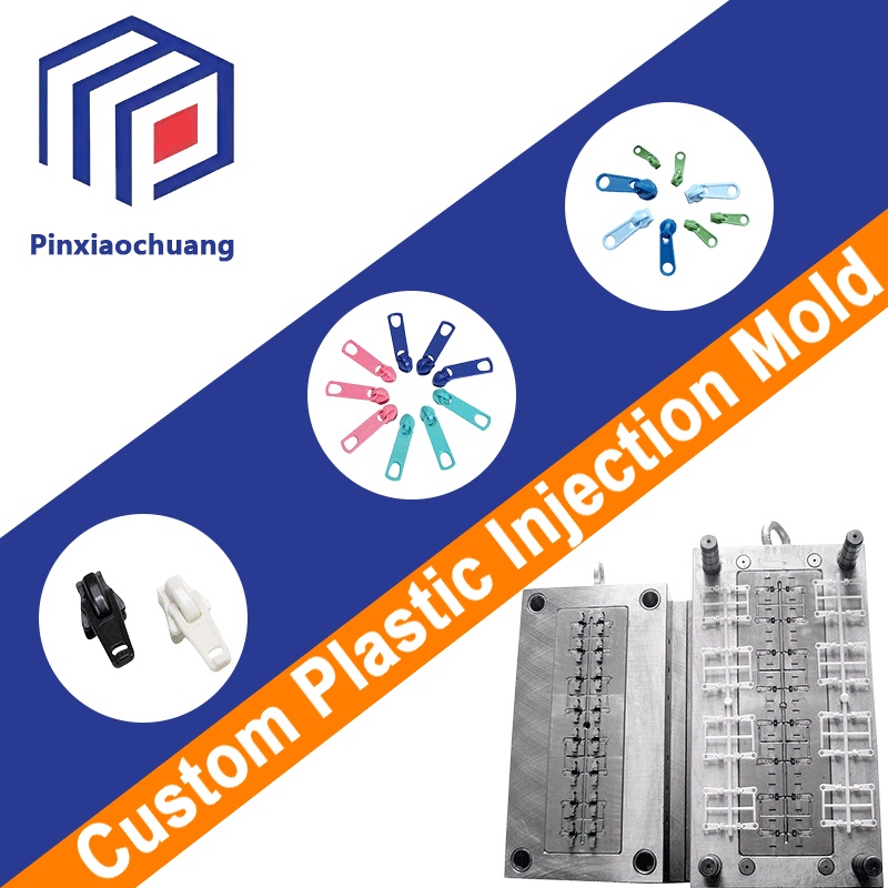 Price Custom Zipper Slider Making Mould Molding Tools Pvc Molded Components Plastic Injection Zipper Slider Used Mold For Sale