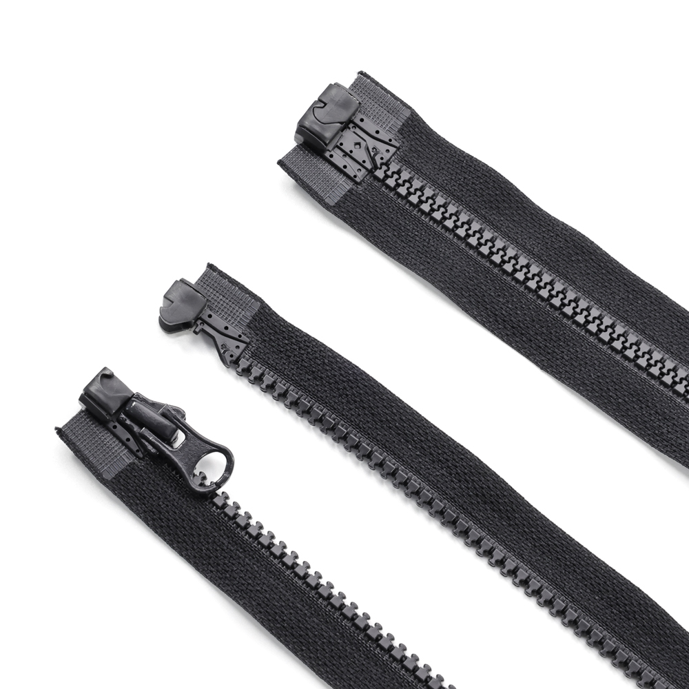 QLQ Quick Closing Magnetic Resin Zipper Plastic Delrin Vislon Zipper for Clothing Bag Backpack Recycle Magnetic Plastic Zipper
