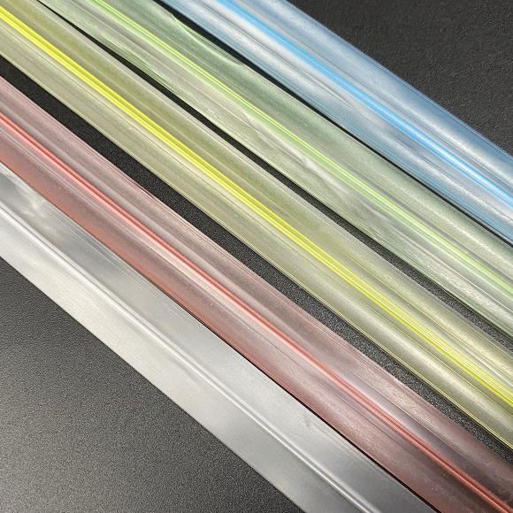 Zipper Manufacturer Color Transparent Vislon Zipper Large Pe Plastic Zipper for Sale