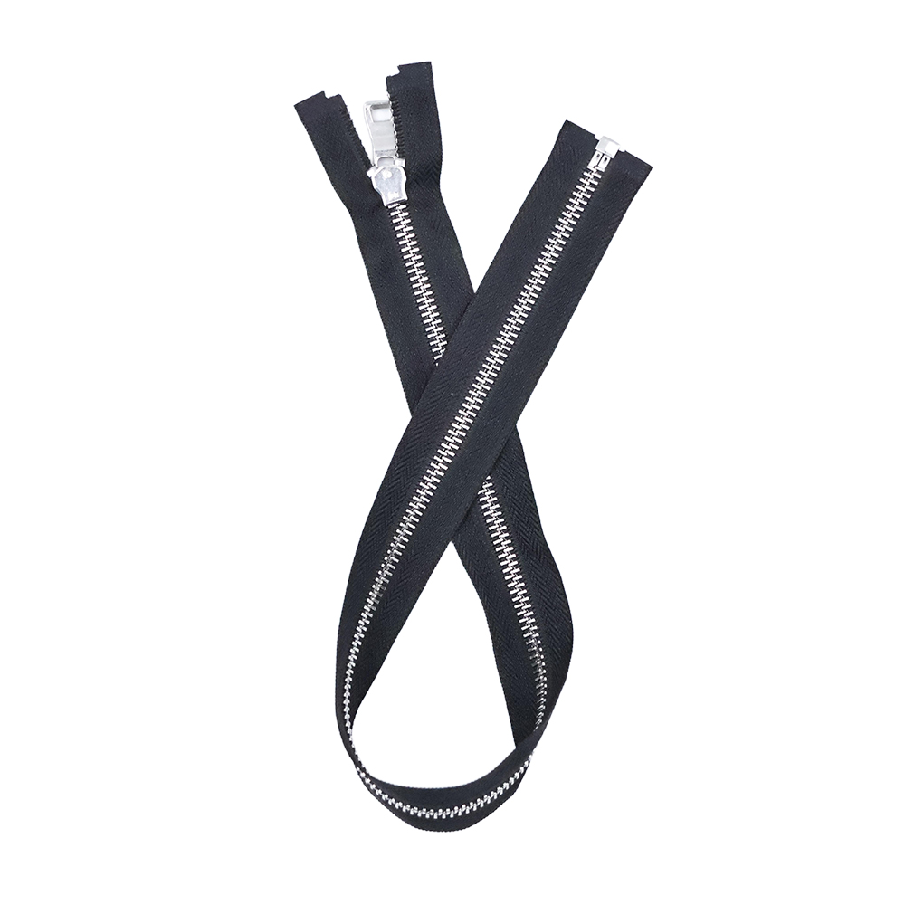 Hot Selling Waterproof Fire-resistant Durable 8# Y Teeth Aluminum Nickel-Free Sustainable Two-way Metal Zipper