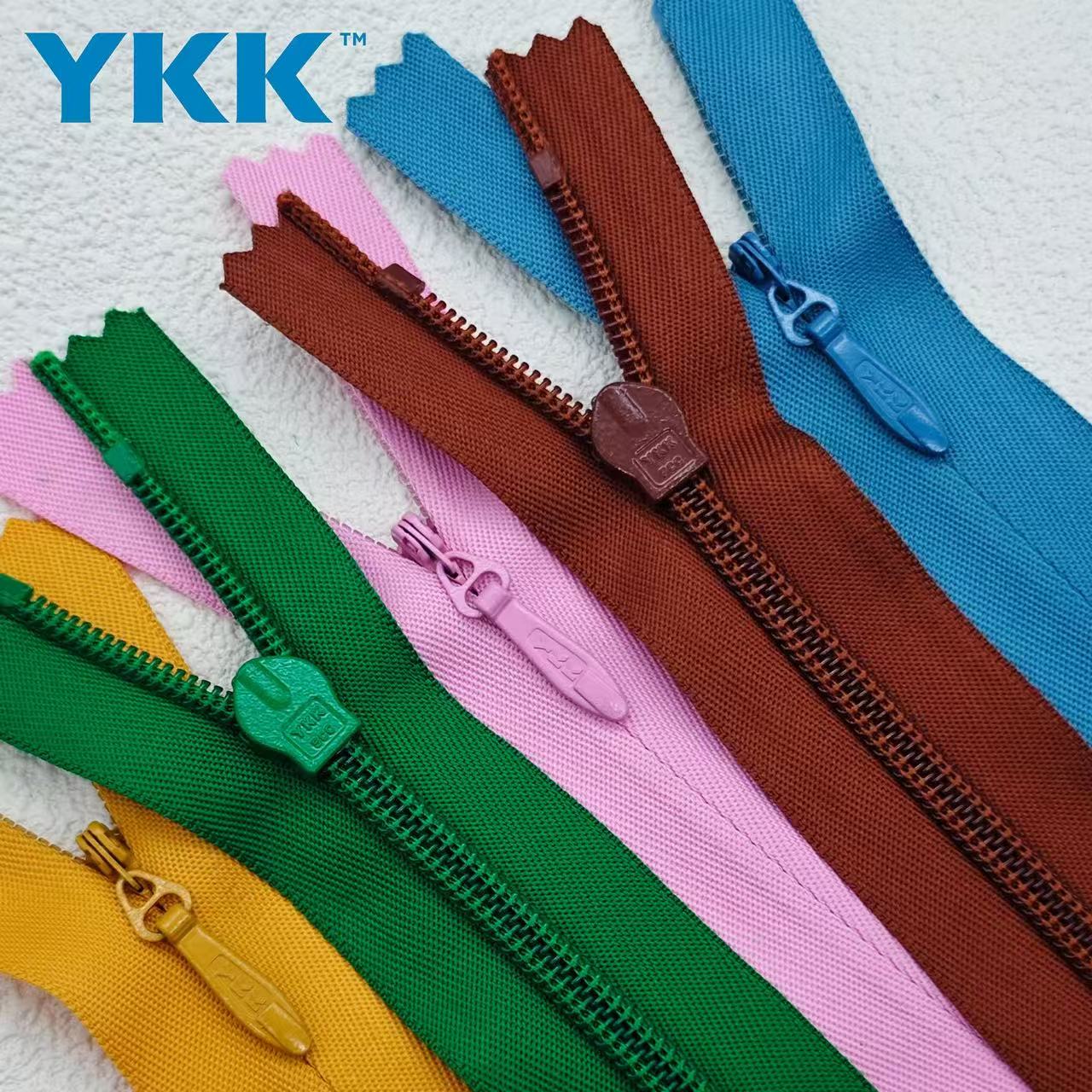 Wholesale Custom for Selvage 5# Nylon Invisible Auto Lock Slider Close-End Zipper for Bags Garments Shoes Home
