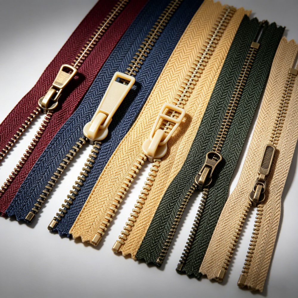 Wholesale SBS Metal Zipper In Stock #3 #5 #8 #10 High Strength Metal Zippers For Clothing Leather Bags Accessories Fast Shipping