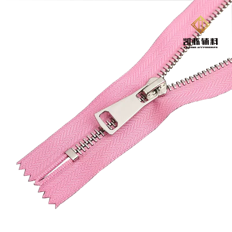 Wholesale Factory Custom Jacket Zippers Double Slider Open Closed End #3 #5 #8 Zinc Alloy Metal Zipper