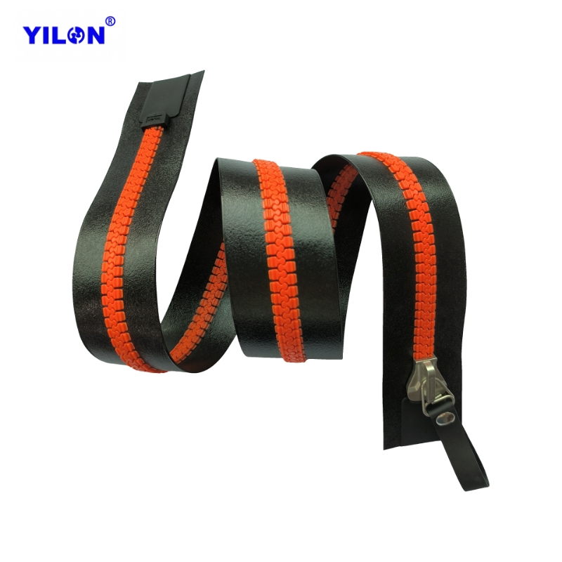 Orange Airtight TPU Zipper For Isolation Capsule Stretcher, Weldable Hermetic Seal, YILON Diving Suit &amp; Ice Bag