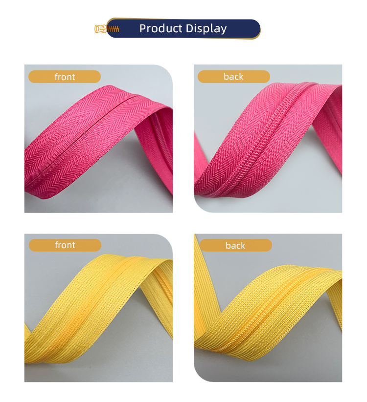 Invisible Zipper Long Chain Nylon Zipper in Rolls