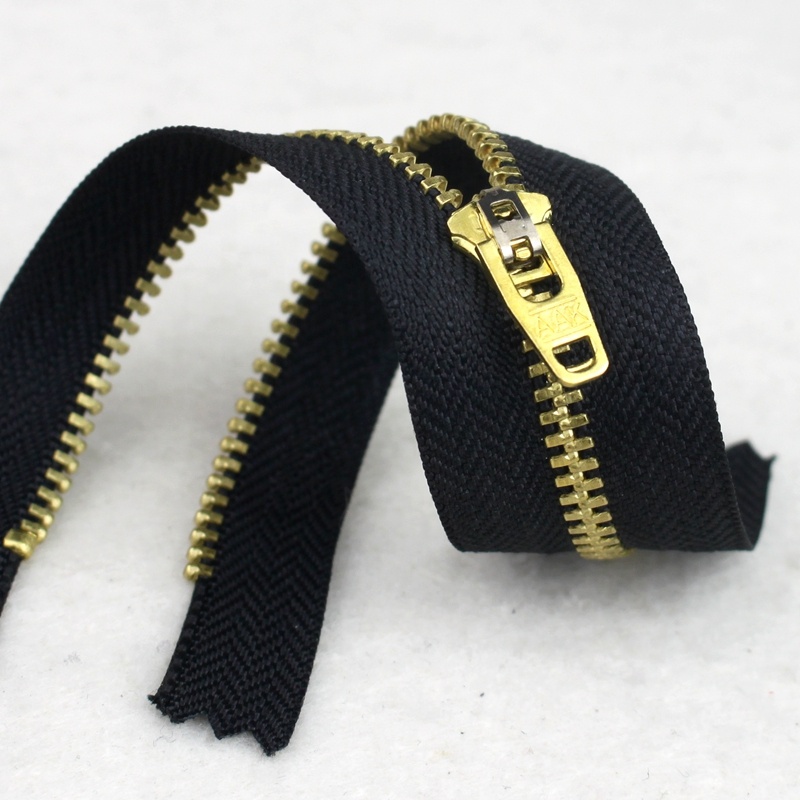 3# Brass Jeans Zipper with YG Slider