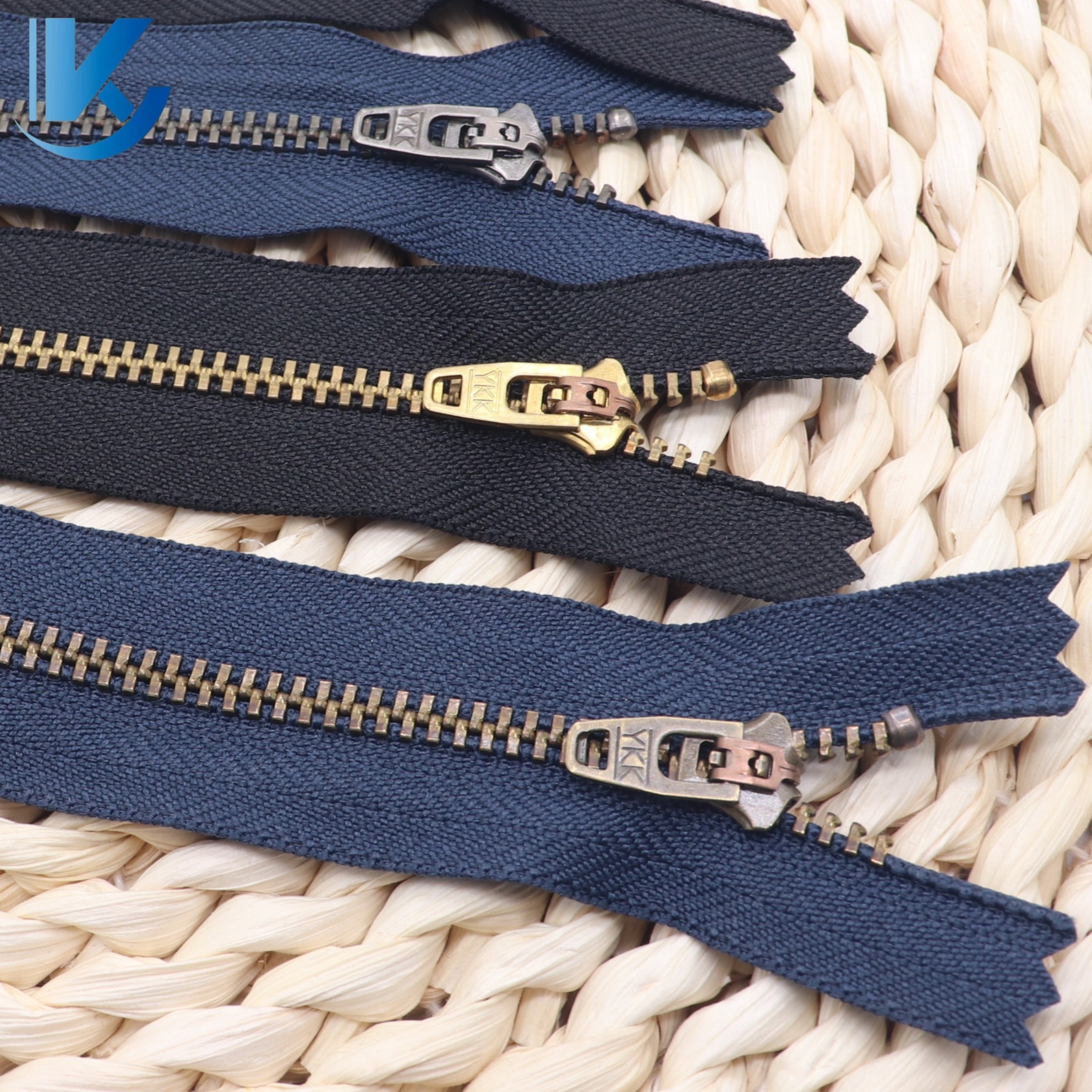 High Quality Denim Zipper Spot Wholesale 3YG 4YG Original YKK Metal Zipper 15 12 18cm For Jeans
