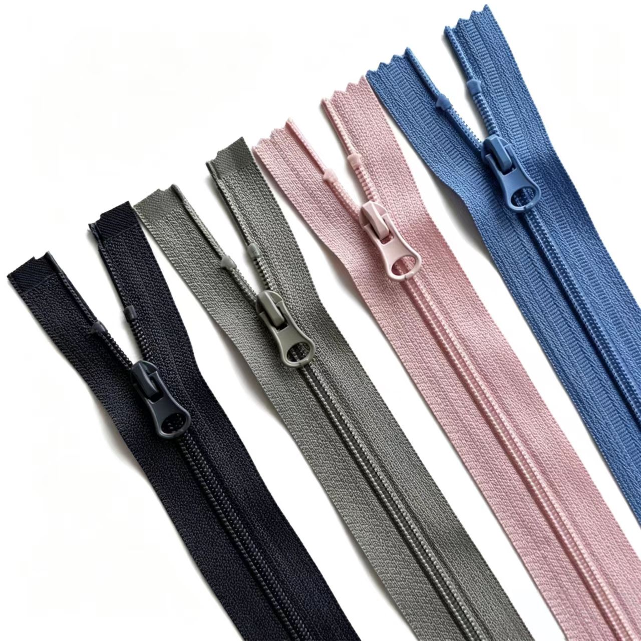 No 3 Nylon Zipper For Solid Breathable Regular Injection-Molded Glued Open-End Sun-Protection Clothing Outerwear Placket